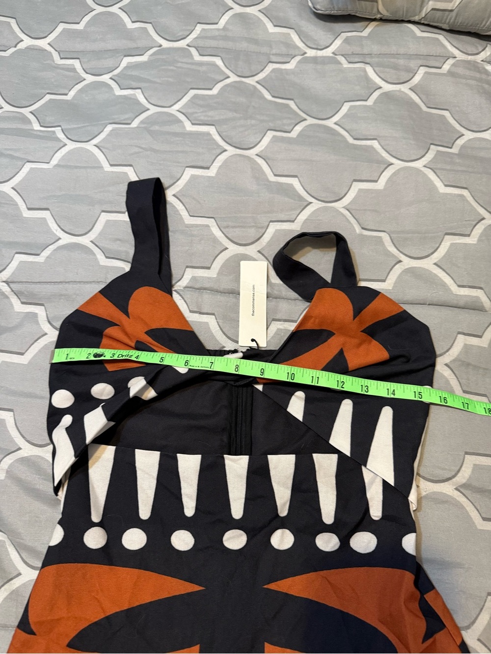 COMMENSE Cutout Zipper Sleeveless Floral Dress - Picture 5 of 5